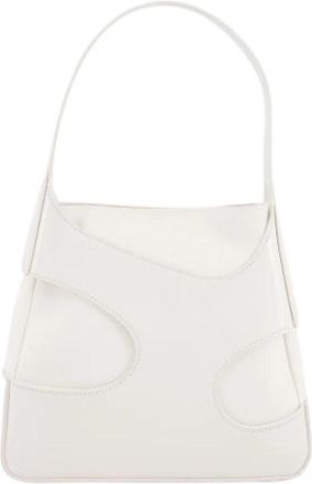 Ferragamo Pre-owned Canvas Shoulder Bag - Dames - Vintage Schoudertas - Wit - ONE Size - Vintage