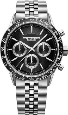 Raymond Weil Freelancer Mens Silver Watch 7741-ST1-20021 Stainless Steel - One Size
