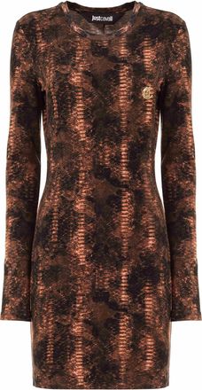 Roberto Cavalli Just Cavalli Pencil Dress With Long Sleeves