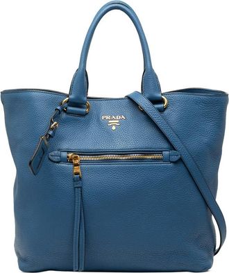 Prada Pre-owned Prada Vitello Daino Open Convertible Tote K1TWFRWKTXIMOV3O