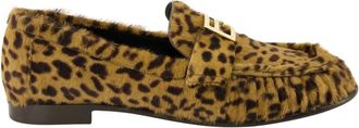Fendi Baguette Loafers - Dames - Loafers - Bruin - 37 1/2 EU - Leer - Schoenen