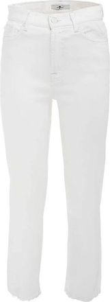7 For All Mankind Jeans, Dames, Wit, W27, Denim, Logan Stovepipe Jeans
