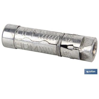 cofan Cofan - Cuerpo Anclaje Zamak Hpm M-6x45 Caja 100 Unid., Cuerpo De Anclaje De Zamak Hpm Para Tornillo. Construcciones De Acero, Colocaci&oacute;n De Rieles, E