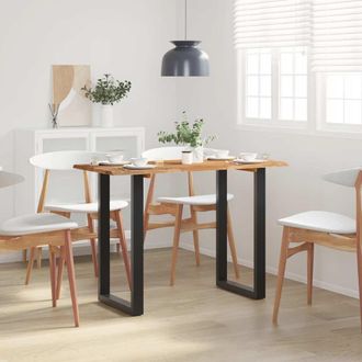 vidaXL Mesa De Comedor Madera Maciza De Acacia 110x50x76 Cm Vidaxl