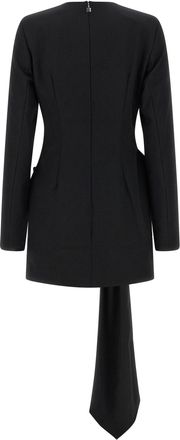 Rotate Maxi Bow Dress - Black
