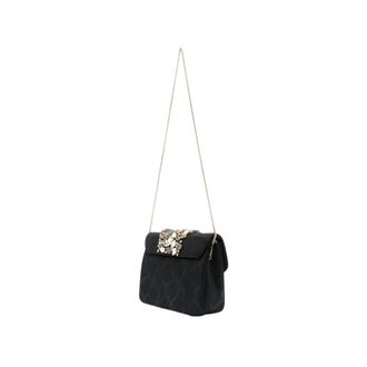twentyfour Tassen, Dames, Zwart, ONE Size, Mini Borsa Snake