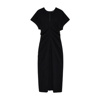Anine Bing Midi Dresses, female, Black, Size: XS Zadig Dress