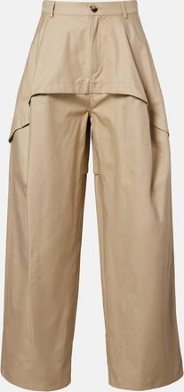 Loewe Paulas Ibiza cotton wide-leg pants