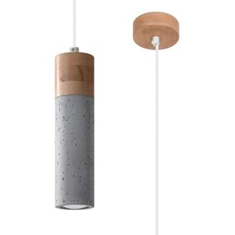 Wonderlamp L&aacute;mpara Colgante Nato Gris, 1 Luz