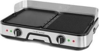 Riviera & Bar Plancha Riviera & Bar - Qpl525 - Surface De Cuisson 45,5 X 29cm - 6 A 8 Personnes - 2000w
