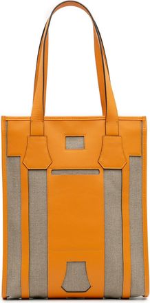 Herm&egrave;s Pre-owned Womens Fourre Tout Tote Bag H Logo - Orange Leather - One Size