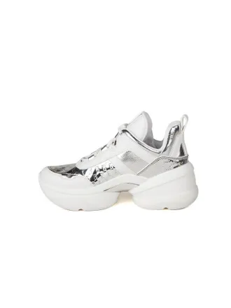 Michael Kors Olympia Trainer Sneaker - Silver