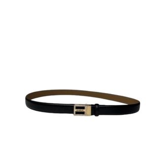 Givenchy Pre-owned Belts, unisex, Black, Size: ONE SIZE Pre-owned Vintage Logo Belt