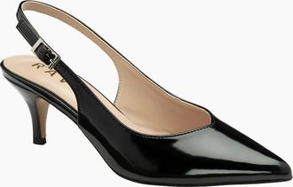 Ravel Womens Foston Womens Slingback Court Shoes - Black - Size: 8