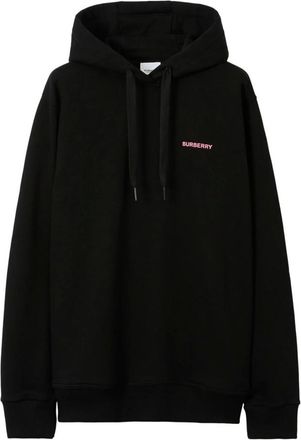 Burberry Black Oak Leaf Crest Logo Hoodie