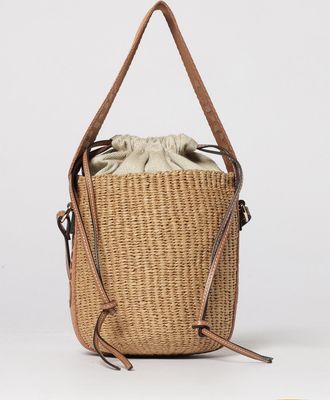 Chlo&eacute; Borsa Woody Mini Chlo&eacute; in rafia
