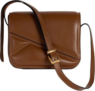 Wandler Womens Oscar Medium Trunk Bag In Saddle Leather