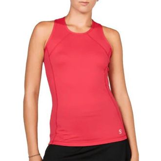 Sofibella UV Colors Womens Tennis Tank Top in Berry Red at Nordstrom, Size X-Small