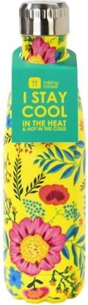 Talking Tables Boho Floral Bottle In Yellow