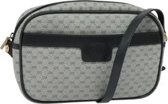 Gucci Pre-owned Leather gucci-bags - Dames - Vintage Schoudertas - Blauw - ONE Size - Leer - Vintage