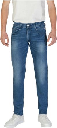 Replay Slim Pants Lente/Zomer Collectie - Heren - Slim Fit Jeans - Blauw - W38 L32 - Katoen - Jeans