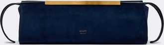 Khaite Donna suede clutch