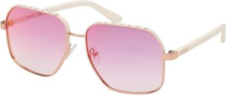 Guess GU00107 21Z Womens Sunglasses Gold Size 58