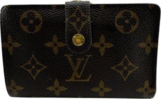 Louis Vuitton Brown Leather Wallet (Bi-Fold) (Pre-Owned)