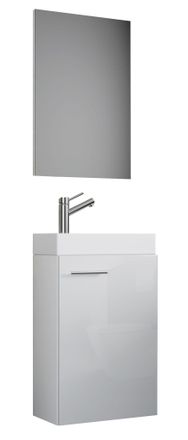 ebuy24 Ebuy24 - Set Vcm De 3 Piezas Lavadero Para Invitados Wc Ba&ntilde;o De Invitados Lavabo Wc Muebles De Ba&ntilde;o Juego De Ba&ntilde;o - Slito Sp (blanco)