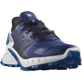 Salomon Trailrunningschuh SALOMON, Herren, Gr. 42,5, blau, Synthetik, Textil, Schuhe Trailrunningschuh