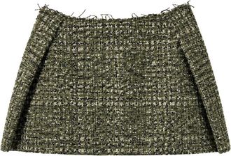Iro Ilire Mini Rok - Dames - Korte rokken - Groen - M - Rokken
