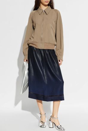 Maison Margiela Loose-fit Skirt, Womens, Navy Blue