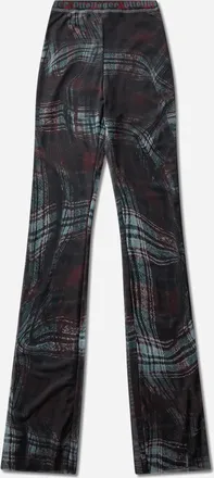 Ottolinger Women s Signature Mesh Pants Warped Tartan