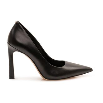 Michael Kors Schoenen, Dames, Zwart, 40 EU, Leer, Amara Leren Pomp