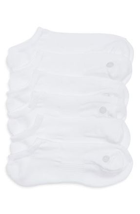 Zella 3-Pack Low Training Socks in White at Nordstrom, Size 6-8.5