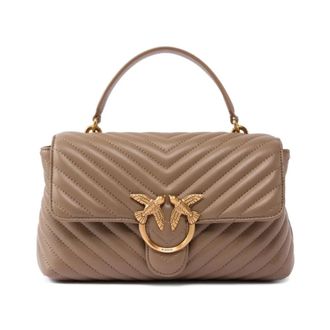 Pinko Pinko, Dames, Tassen, Grijs, Maat: ONE Size Katoen