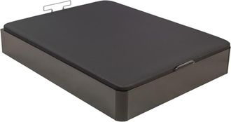 What The Sleep Canap&eacute; 135x190cm WTS Negro 31cm Frontal Montaje incluido