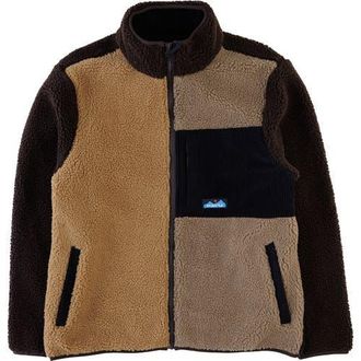 Kavu Wayside Fleece Jacket - Mens in Wild Wood Block at Nordstrom, Size Small