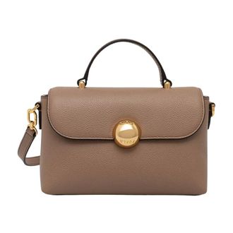 Furla Moonlight Mini Top Handle - Dames - Tassen - Bruin - Maat: ONE Size Leer