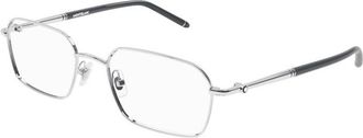 Montblanc MB0245O 002 Silver 54mm