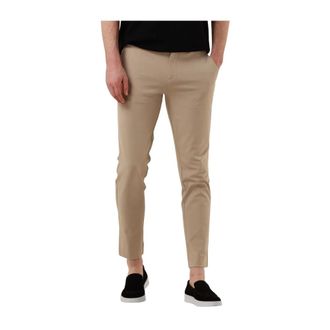 Pla&icirc;n Plain, Broeken, Heren, Beige, W31 L34, Leer, Josh 315 Pantalon