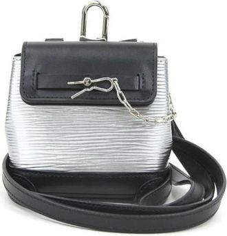 Louis Vuitton Tweedehands leren Louis Vuitton tassen - unisex - Vintage Schoudertas - Zwart - ONE Size - Leer - Vintage