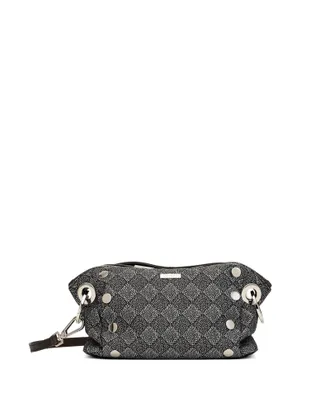 Hammitt Hammitt Daniel Crossbody Clutch Diamond Marquee Silver Sml