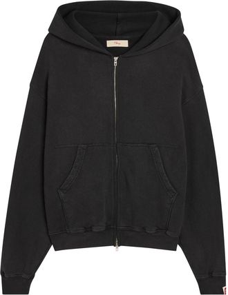 Cherry Los Angeles Zip-up Cotton Sweatshirt - Black - XL