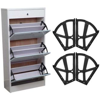 OEM 4 Piezas De Bisagras Para Cajones Y Armarios De Zapatos, Repuestos Para Armarios De Almacenamiento De Zapatos En Cocina Y Sala De Estar - Crezuo