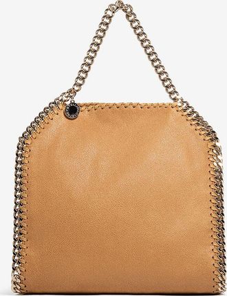 Stella McCartney Shopper aus veganem Wildleder Falabella Mini Shaggy Deer