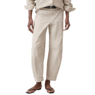 Closed Womens Rhannon Straight Jean In Beige