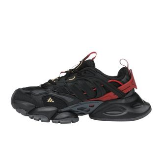adidas XLG Runner Deluxe - Heren - Hardloopschoenen - Zwart - 36 2/3 EU - Leer - Fitness