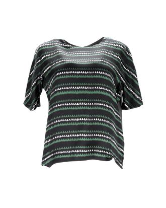Kenzo Kenzo T-shirt met print in groene zijde