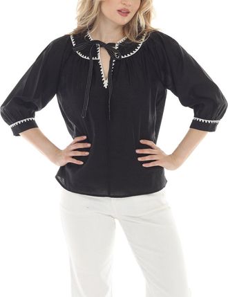 Rain + Rose 3/4 Sleeve Top